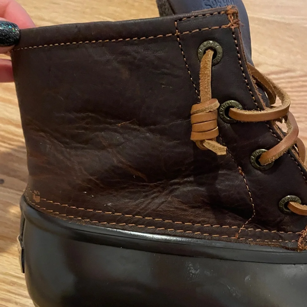 Sperry Waterproof Rubber Saltwater Duck Boots